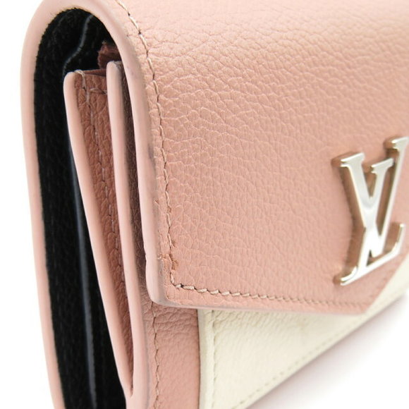 Louis Vuitton Portefeuille Wallet My Lock Me Calfskin Pink - Picture 9 of 10